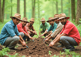 Analysing the effectiveness of compensatory afforestation in India