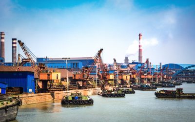 petroleum gas container ship and oil refinery background for energy nautical transportation